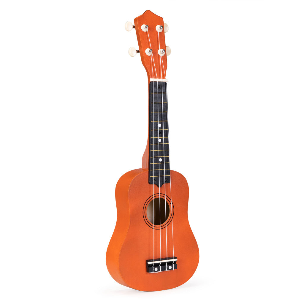 Fa Ukulele Gitár Gyerekeknek, 4 Nylon húr barna