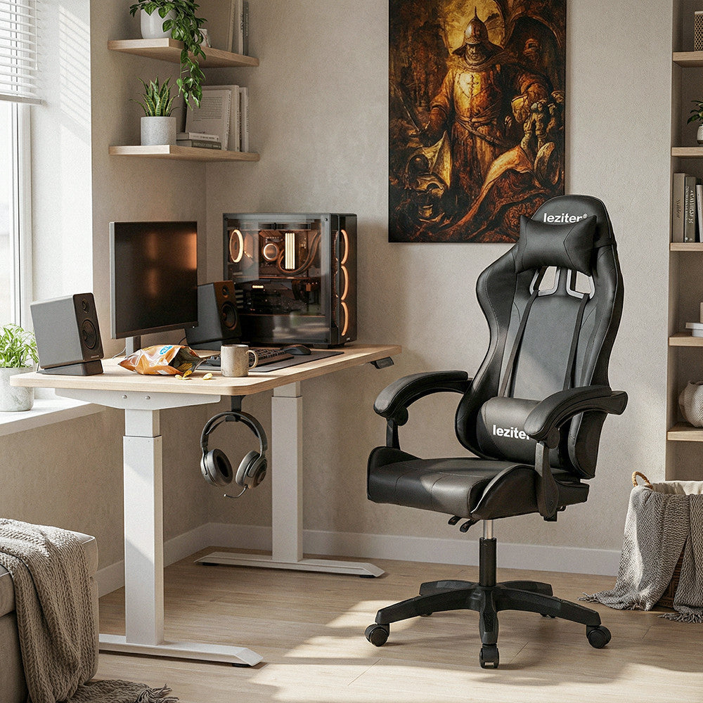 Raven gamer irodai forgószék fekete Másodlagos kép