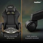 Raven gamer irodai forgószék fekete