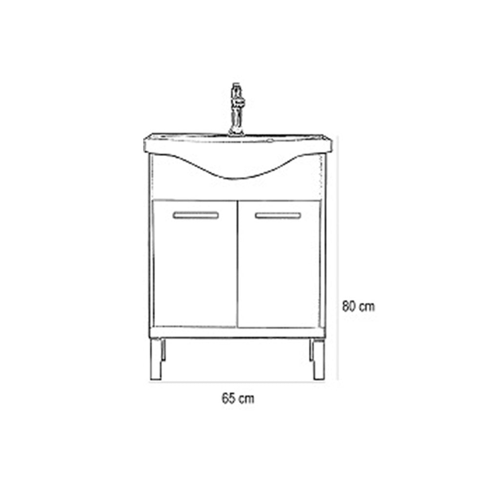 Set mobilier baie Nerva 65 Imagine secundară a produsului