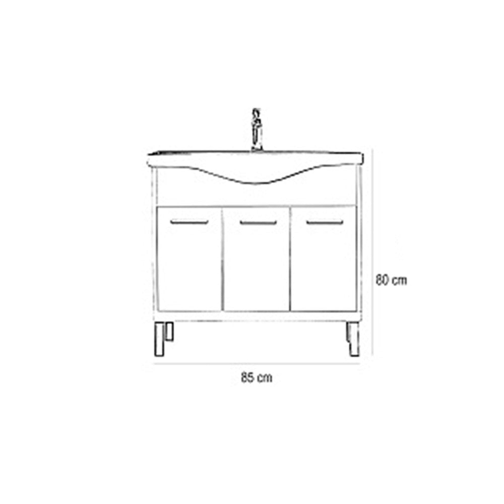 Set mobilier baie Nerva 85 Imagine secundară a produsului