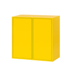 Boxie 2 ajtós fali szekrény 80x80x37 cm sárga