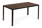 6 személyes kerti asztal 156x78 cm, Polywood teraszbútor, barna