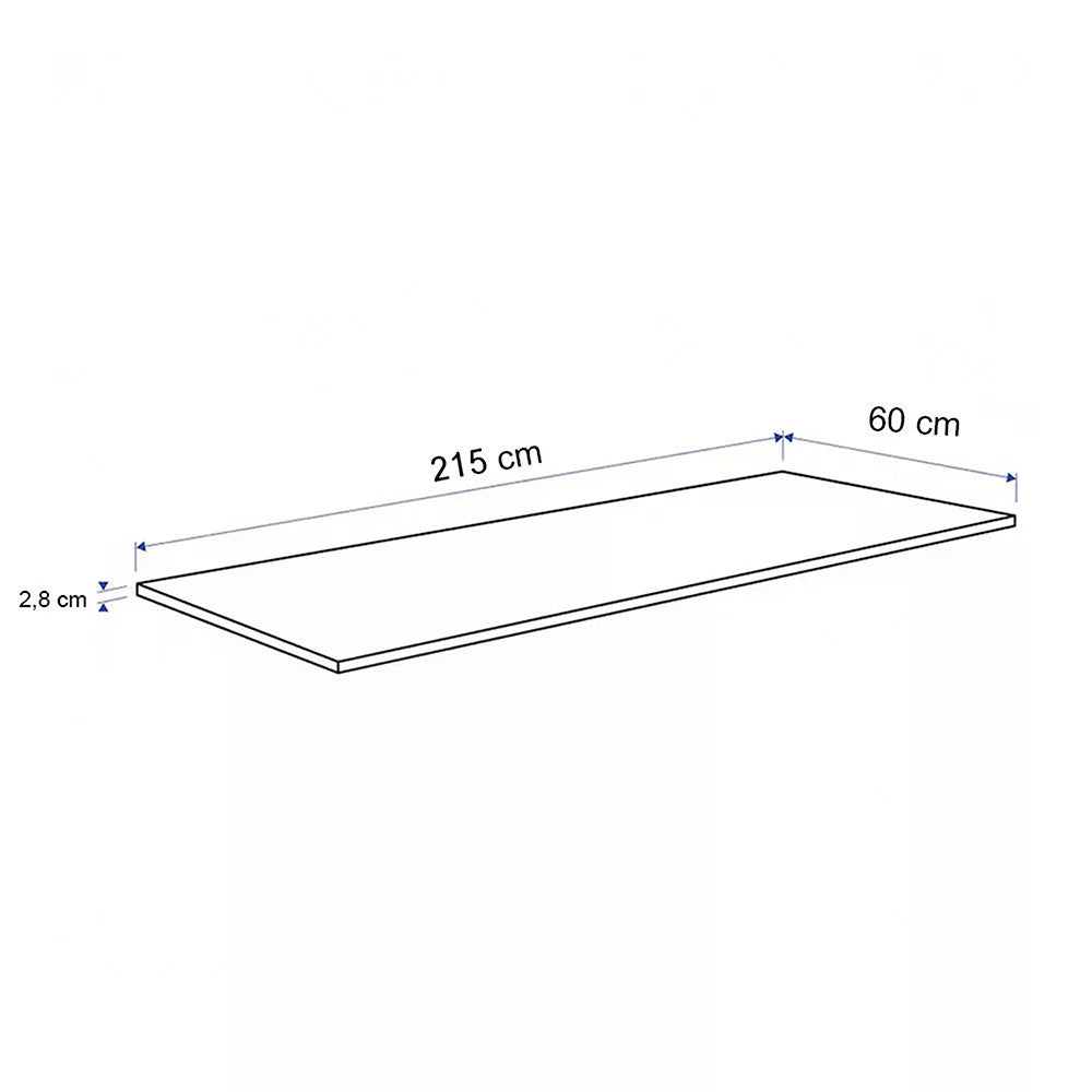 Konyhai munkalap lancelot tölgy 215 x 60 x 2,8 cm Imagine secundară a produsului