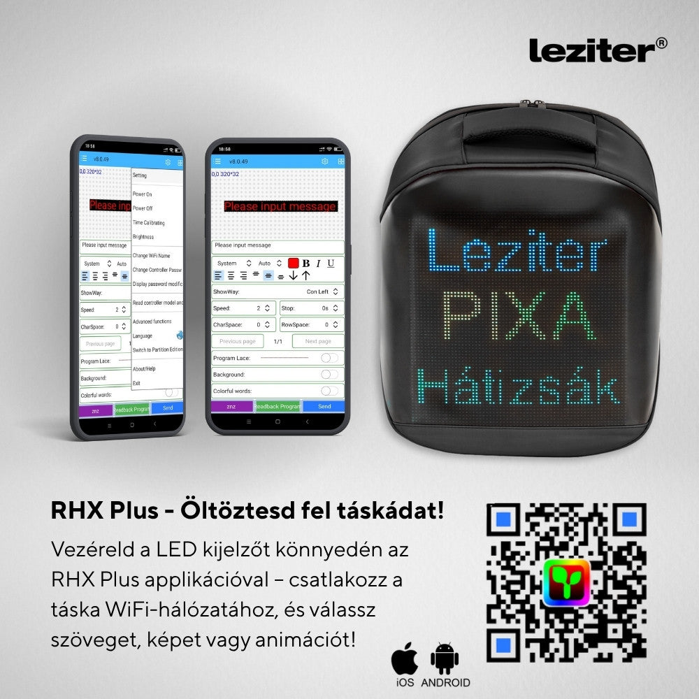 Pixa ledes okos hátizsák