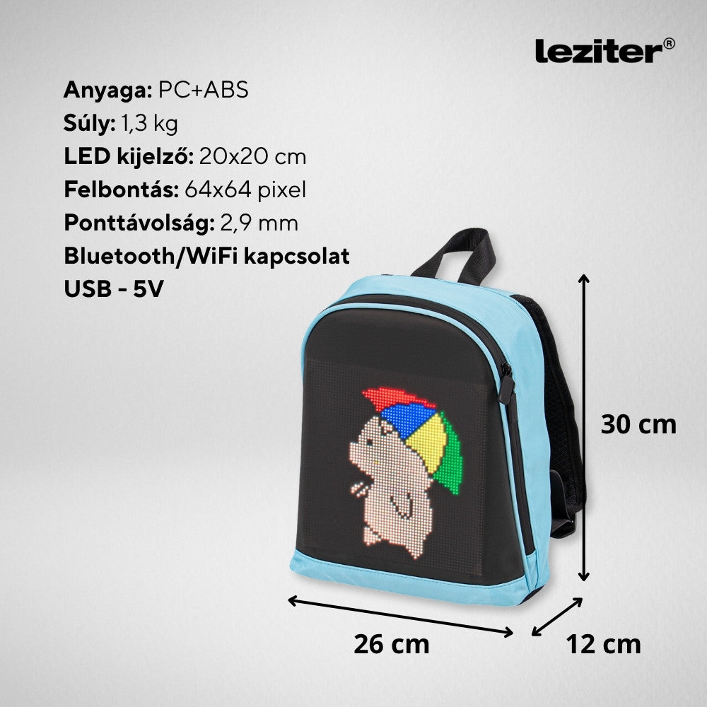 Pixen ledes okos hátizsák
