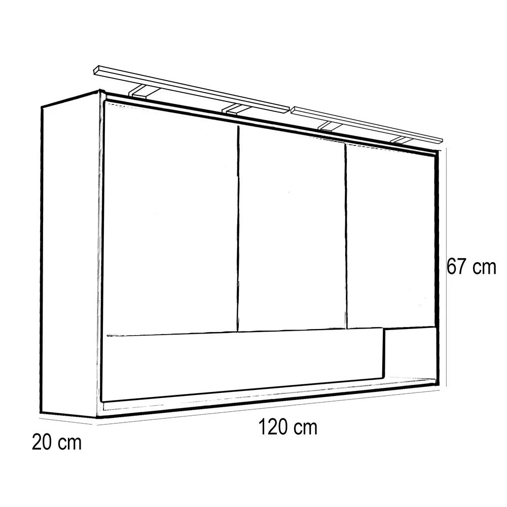 Set mobilier baie Porto 120 Imagine secundară a produsului