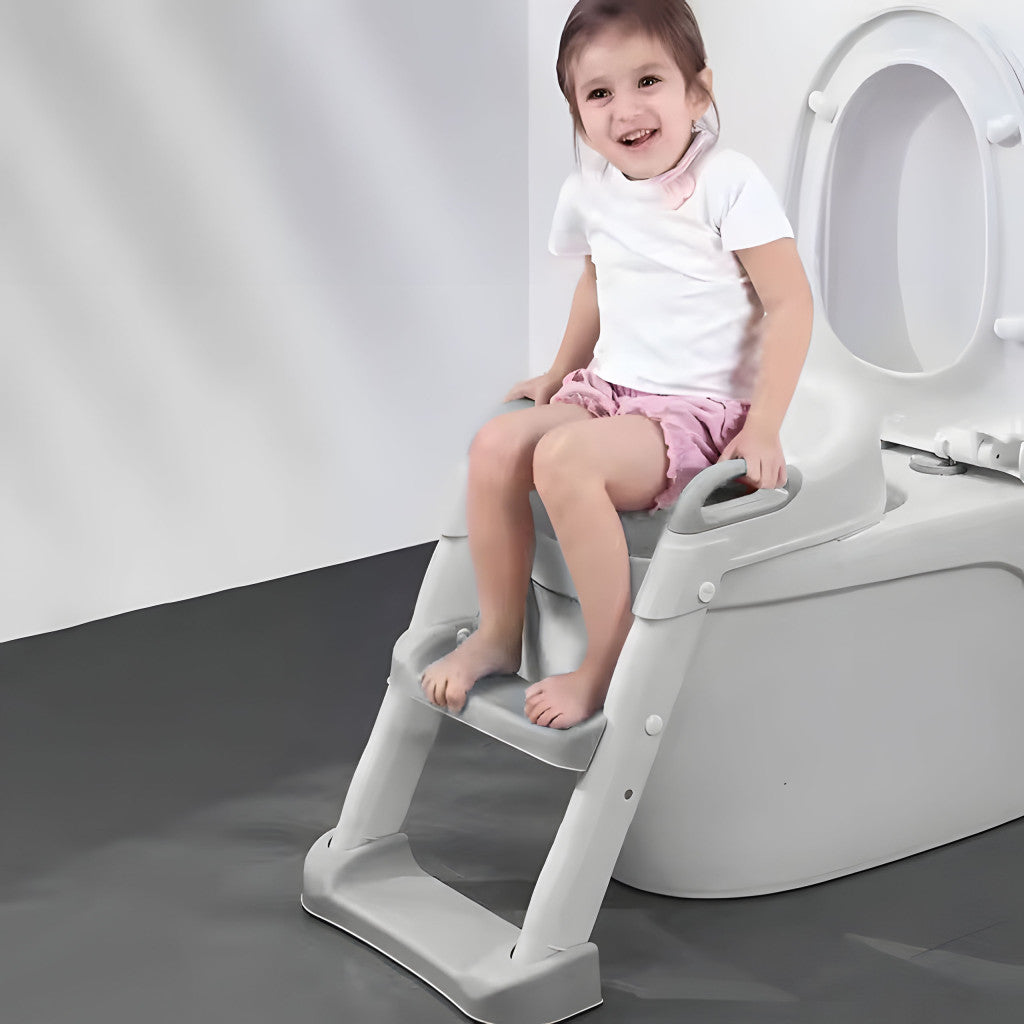 Lépcsős WC szűkítő létrával kék