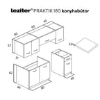 Praktik 180 konyhabútor