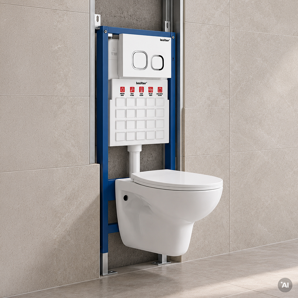 Roya 83W Unterputz-WC-Spülkastenset Sekundäres Bild