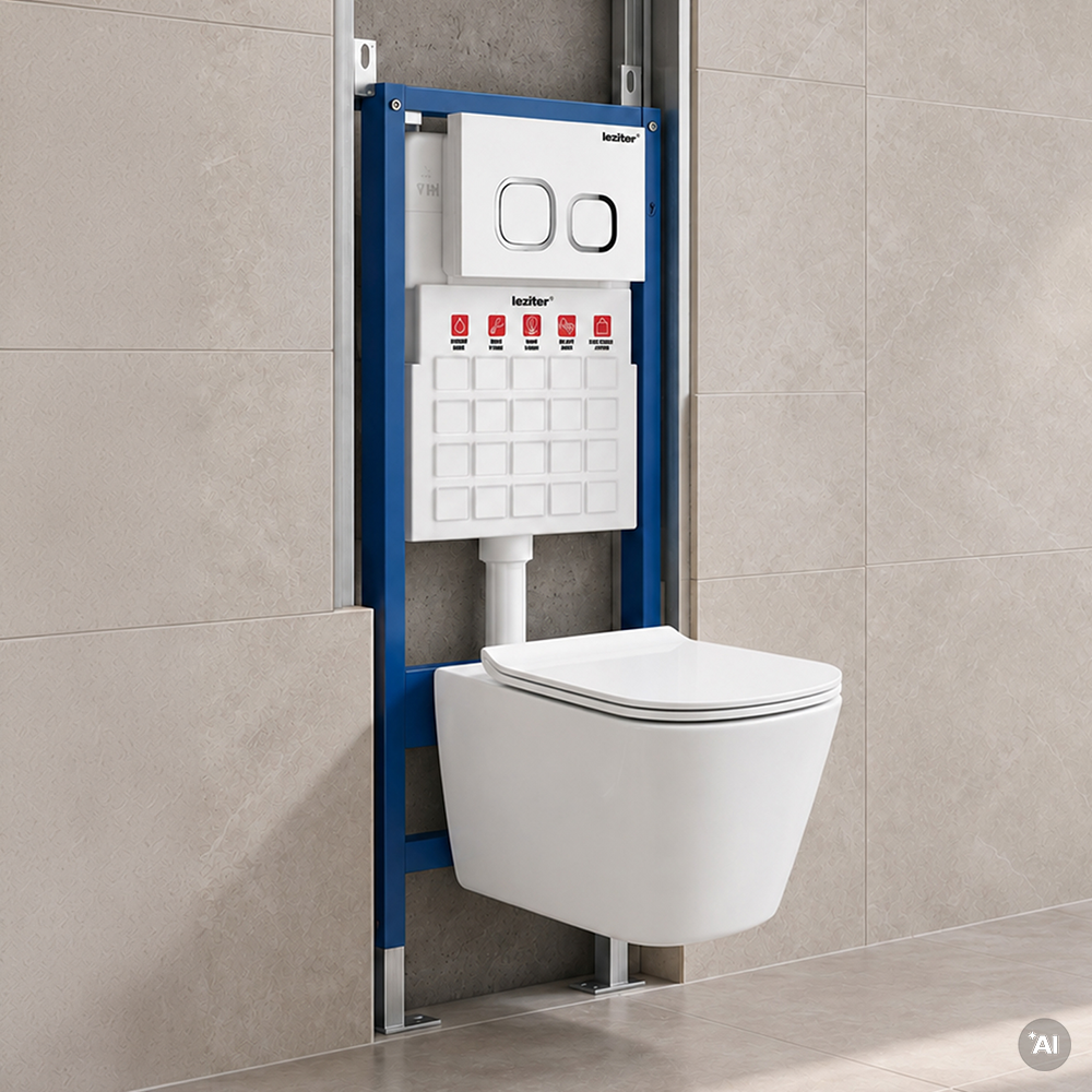 Roya Ride 83W WC-Spülkastenset zum Wandeinbau Sekundäres Bild