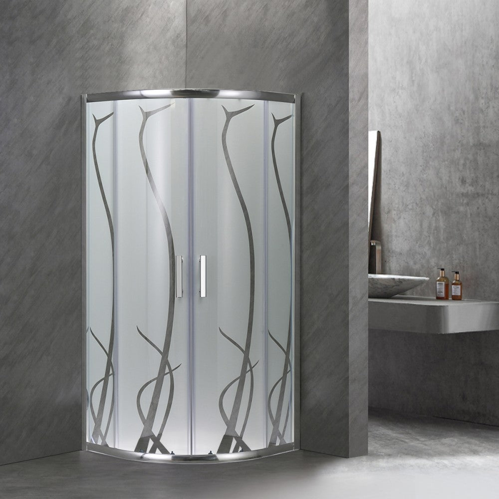 Spirit Bamboo 90x90 cm íves zuhanykabin zuhanytálca nélkül Másodlagos kép
