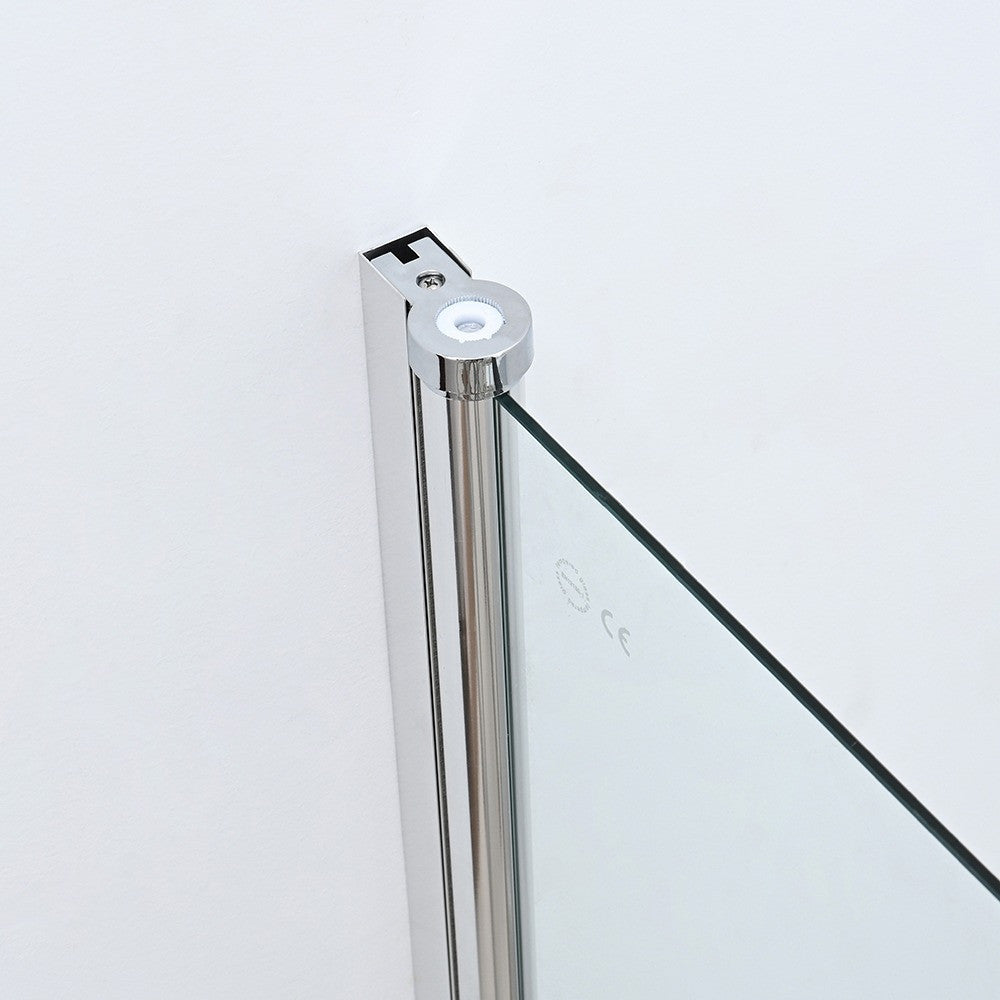 Outlet fürdőszoba zuhanyajtó felső forgópánt és üvegrögzítés részlete - Homelux, SC-2118-80