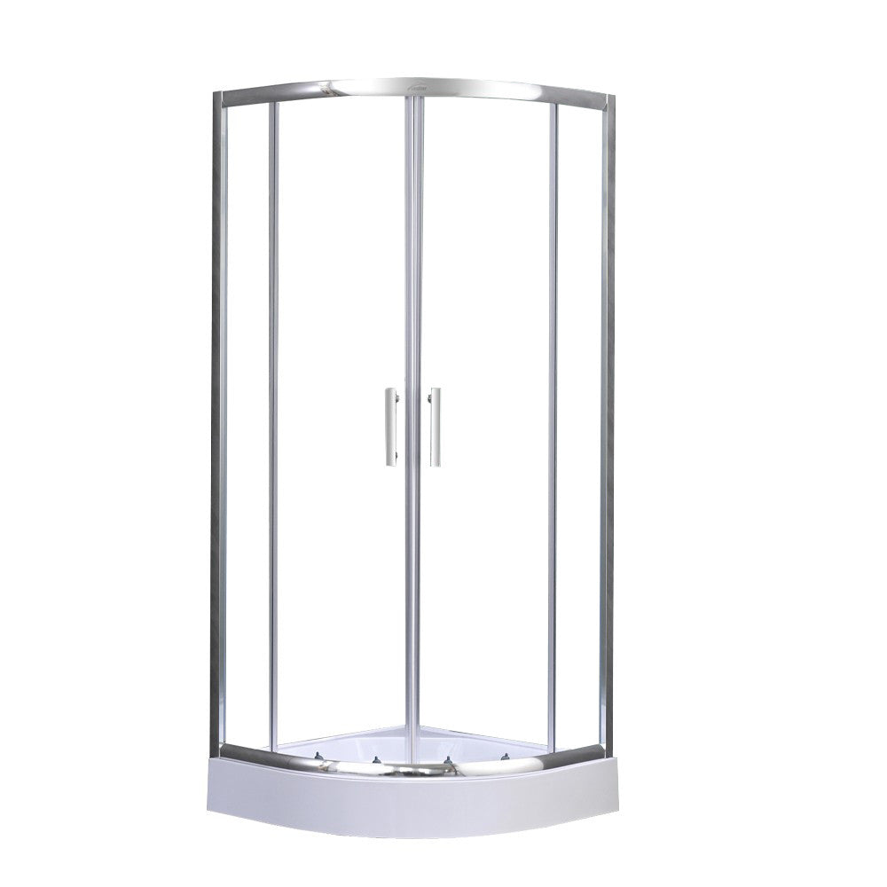 Spirit Clear 80x80 cm íves zuhanykabin zuhanytálcával Fő kép