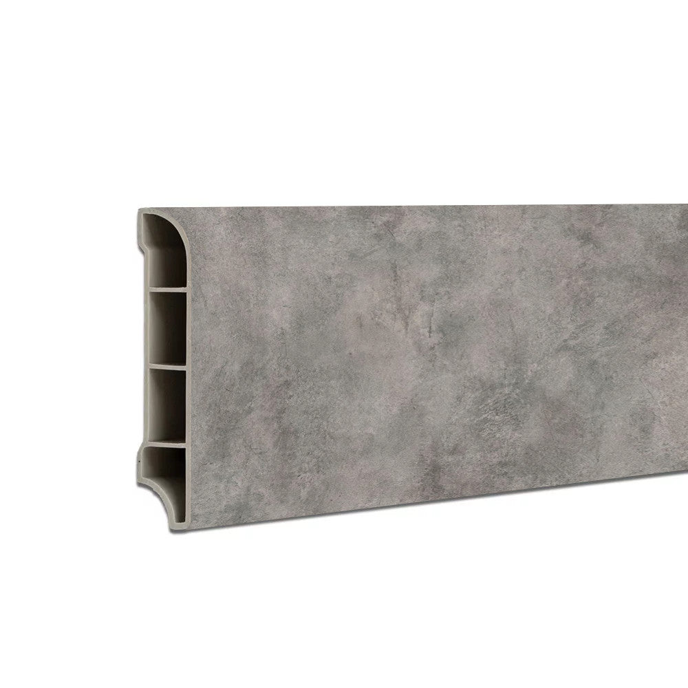Vinyl SPC padlószegély Serona kőhatású homokszürke 2400x60x12 mm Fő kép