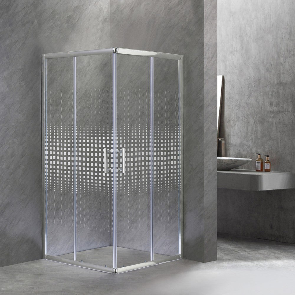 Spirit Mátrix 90x90 cm szögletes zuhanykabin zuhanytálca nélkül Másodlagos kép