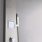 Hidromasszázs zuhanypanel kézi zuhanyfeje és felső fúvókája - Homelux, SP-S2102