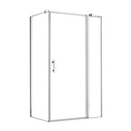 Simple 80x100 cm nyílóajtós aszimmetrikus zuhanykabin zuhanytálca nélkül