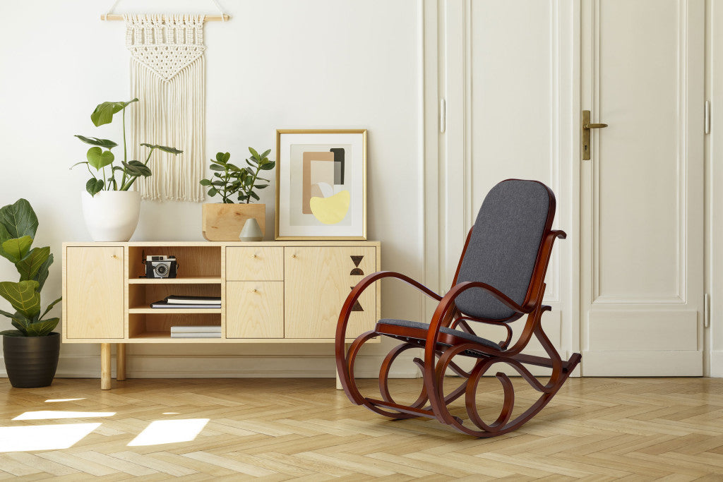 Hintaszék nappali berendezésében - Homelux, TXWQM-F001_CHAROCOAL