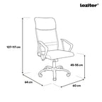 Scaun rotativ ergonomic de birou Fit