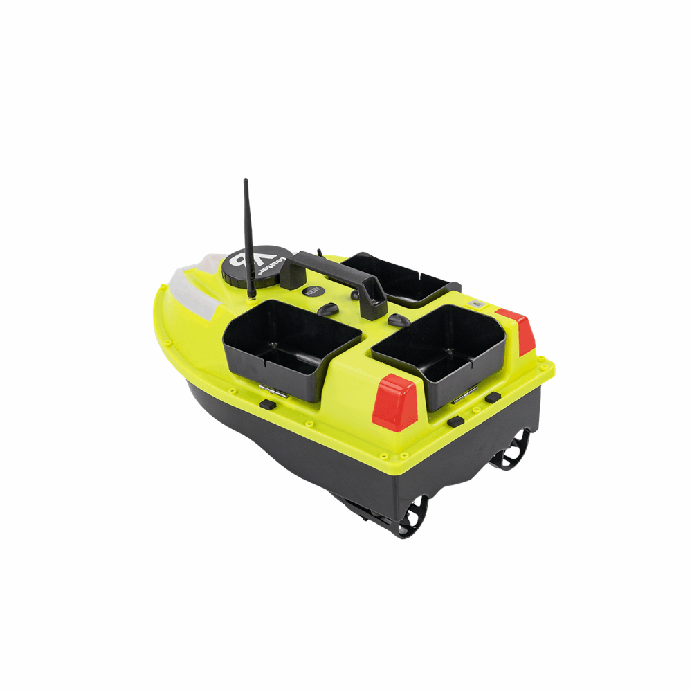 Etetőhajó V6 GPS 3 tartályos hátra és oldalkidobós nightlight Másodlagos kép