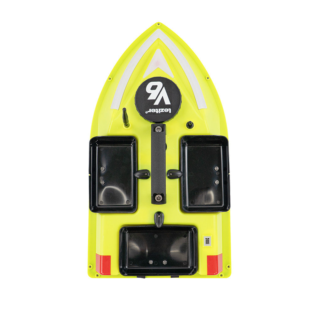 Etetőhajó V6 GPS 3 tartályos hátra és oldalkidobós nightlight