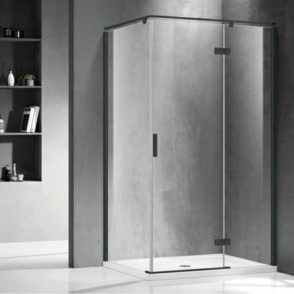 Palmaria 90x120 cm, cabină de duș dreptunghiulară cu deschidere spre dreapta, fără bazin de duș, cu acoperire Easy Clean Imagine secundară a produsului
