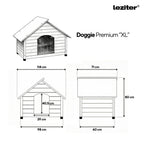 Doggie Premium hőszigetelt kutyaház "XL"