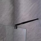 River walk in zuhanyfal 70x190 cm fekete