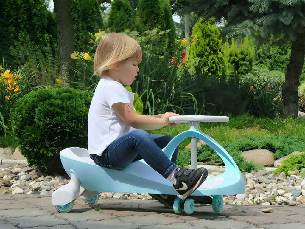Vehicul Bobo Car cu roți LED roz Imagine secundară a produsului