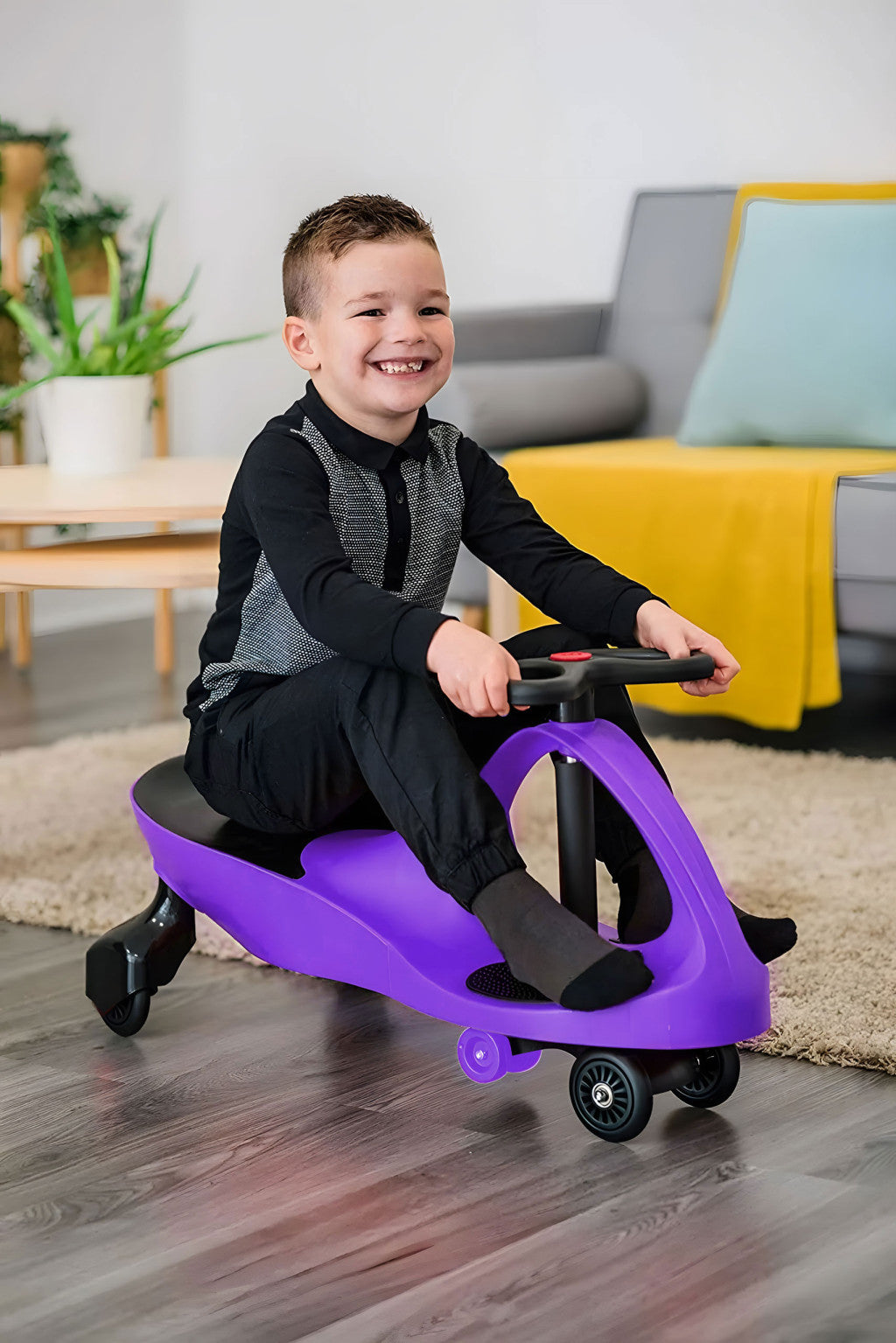 Bobo Car o Vehicle LED roți violet Imagine secundară a produsului