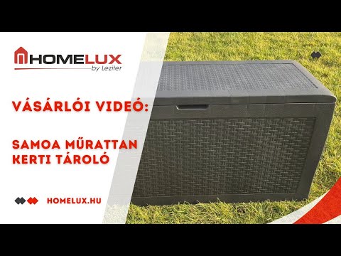 Samoa műrattan kerti tároló 270L