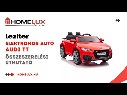 Elektromos autó Audi TT piros