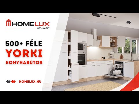 Yorki 270 konyhabútor alsó sütős, felülfagyasztós hűtős kivitelben