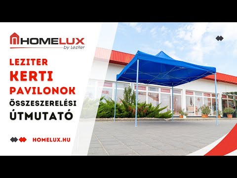 Összecsukható kerti pavilon 3x4 m