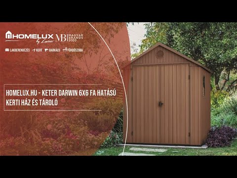 Darwin 6x6 műanyag kerti ház