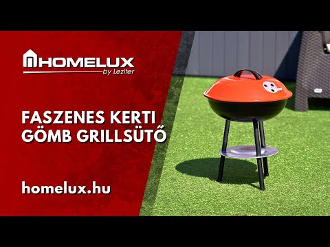Faszenes kerti gömb grillsütő