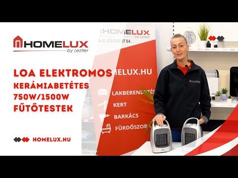 Loa forgó elektromos kerámiabetétes hősugárzó 750W/1500W