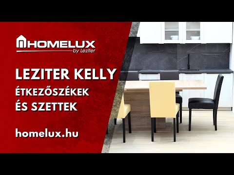 Leon 4+1 étkező garnitúra fehér-barna