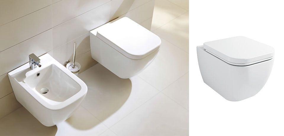 Ditte fali, rimless WC